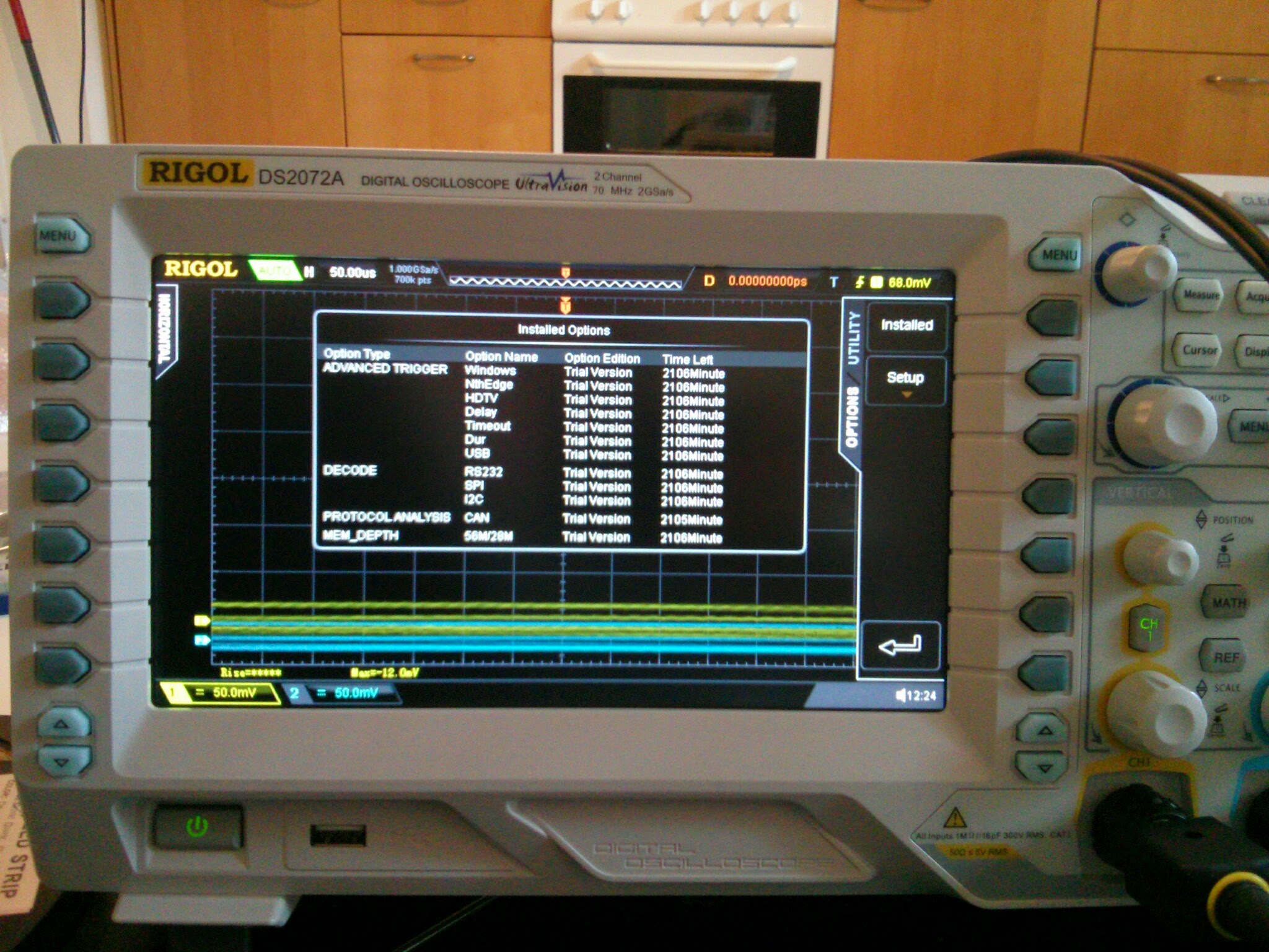 Rigol DS2072A Unlock